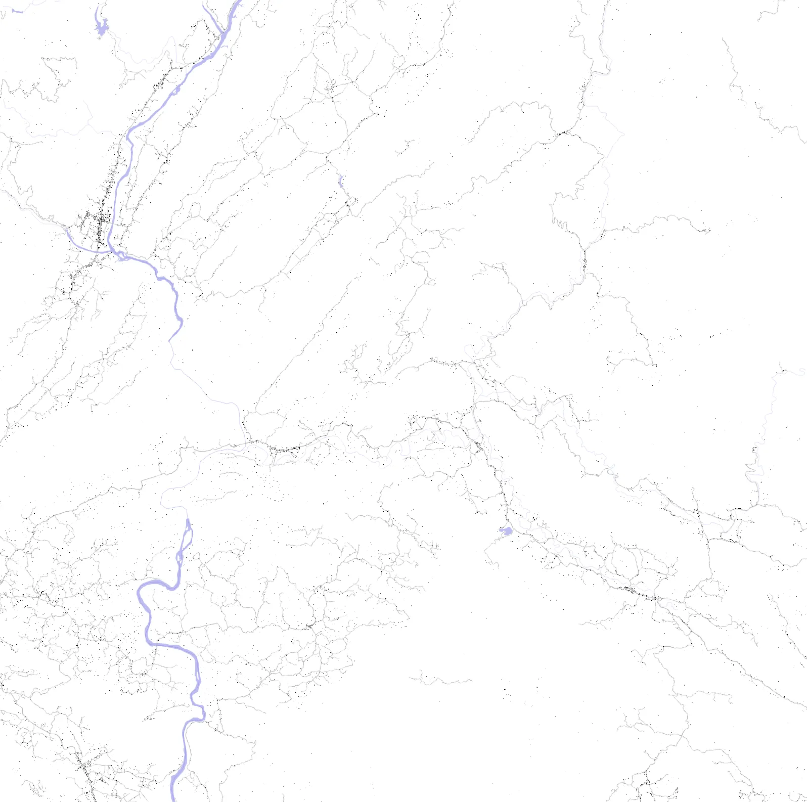 Tuyên Quang figure ground plan