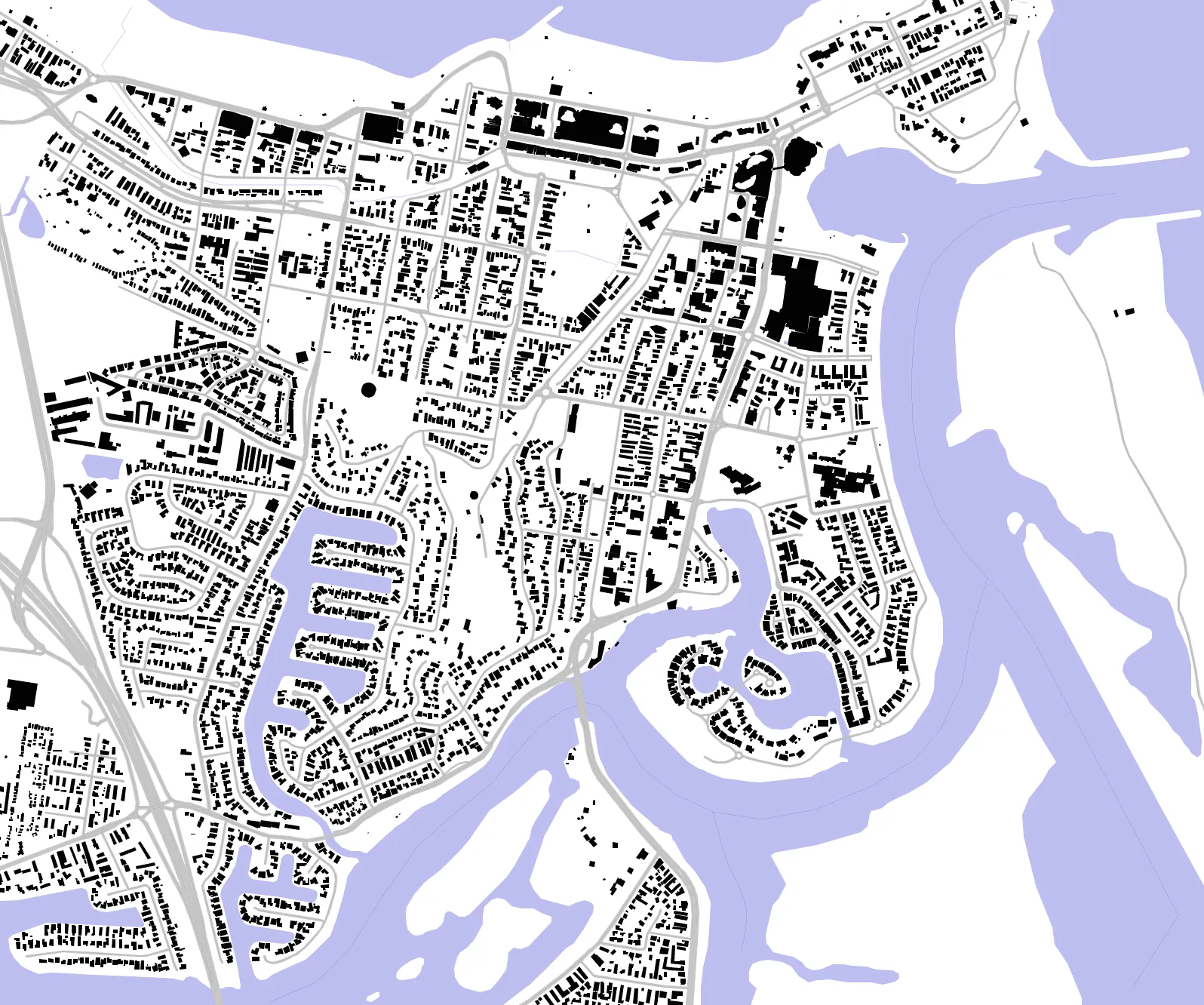 Tweed Heads figure ground plan