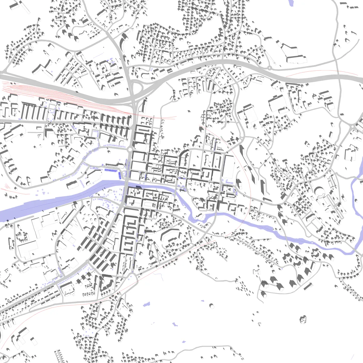 Uddevalla site plan (2.5 km)