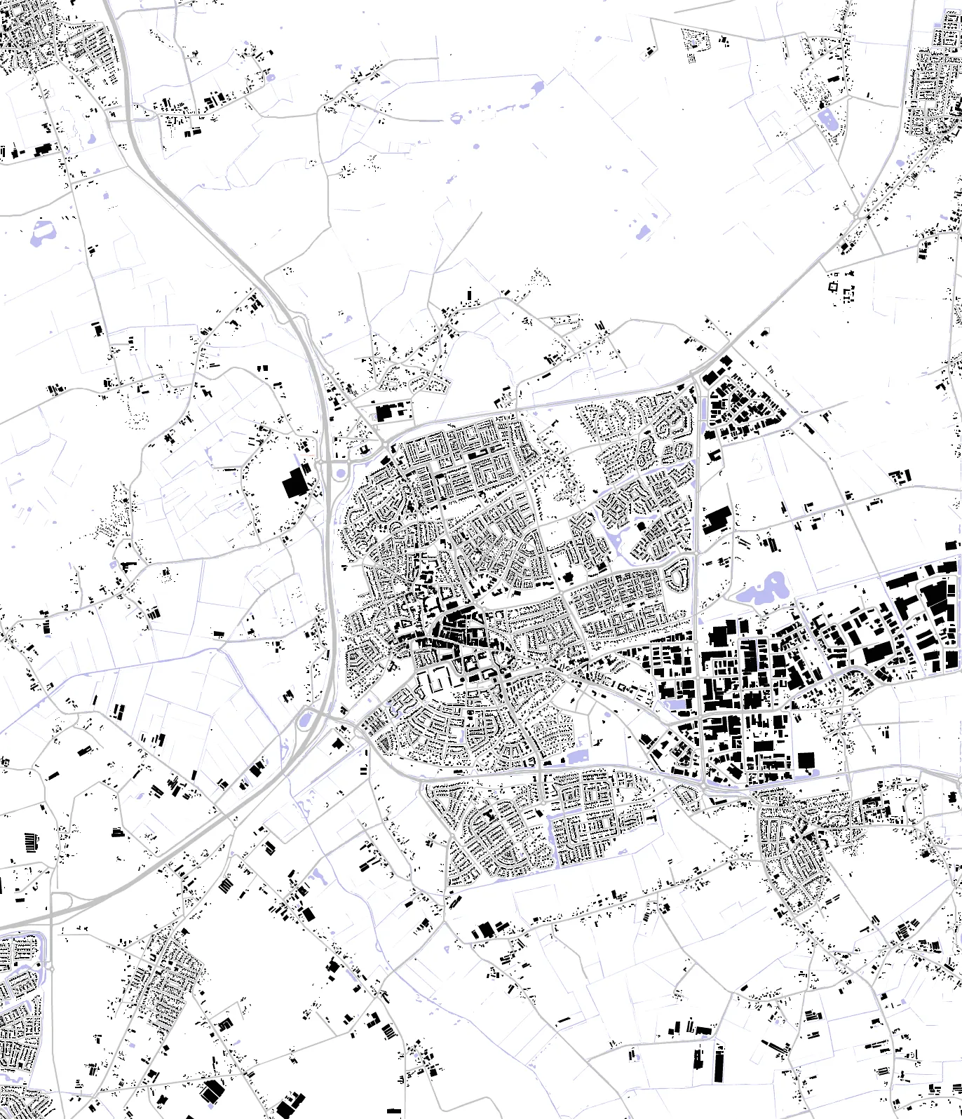 Uden figure ground plan
