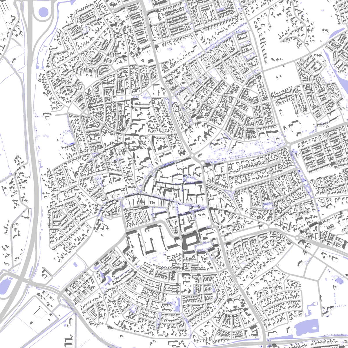 Uden site plan (2.5 km)