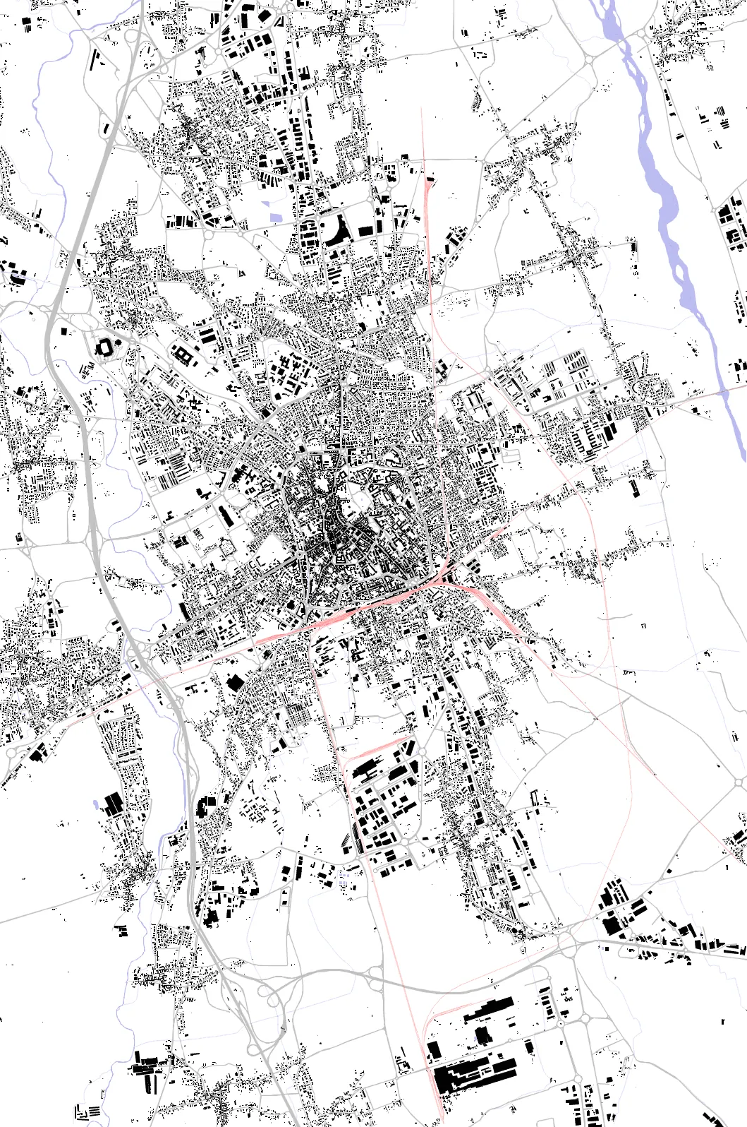Udine figure ground plan