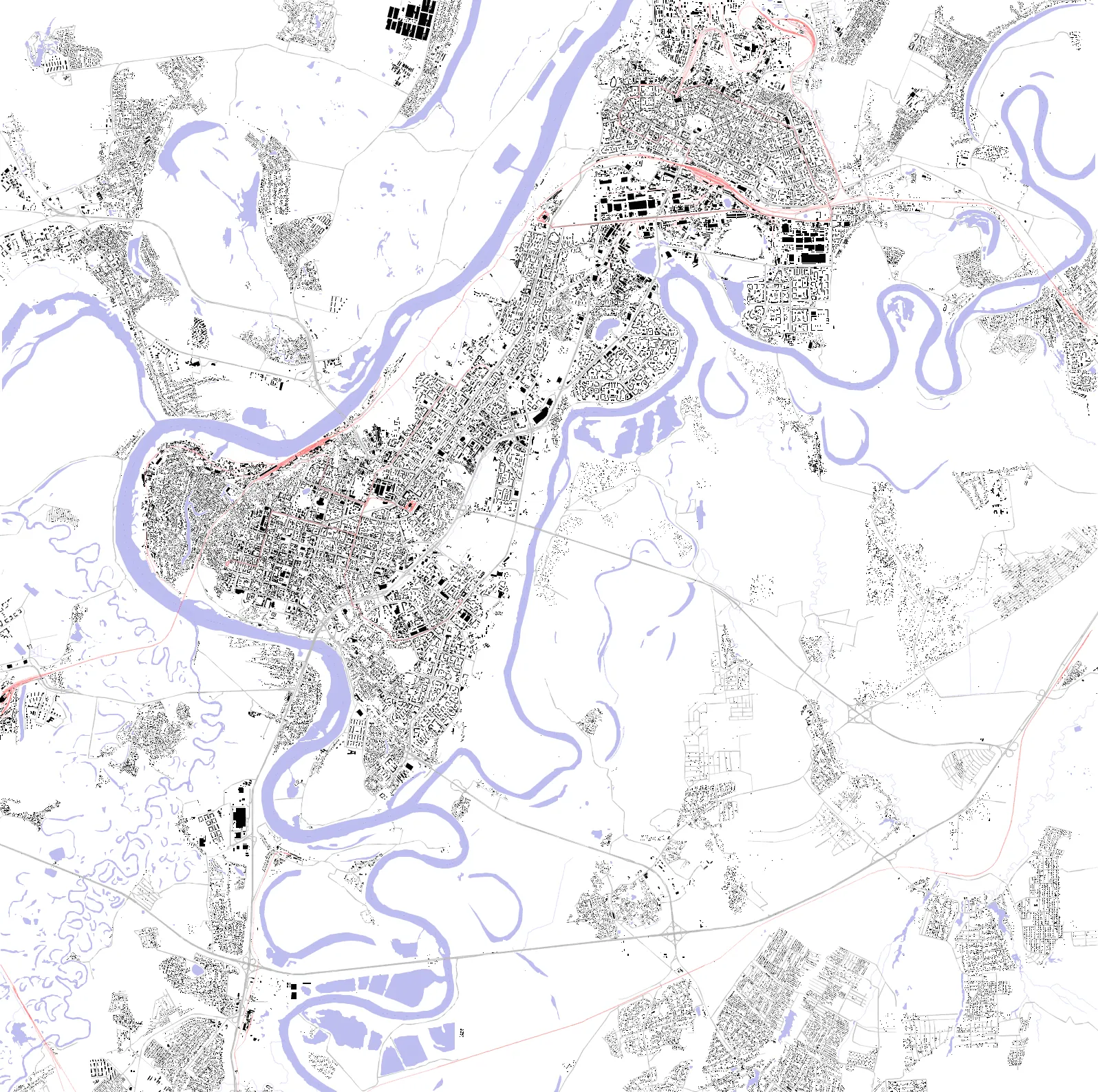 Ufa figure ground plan