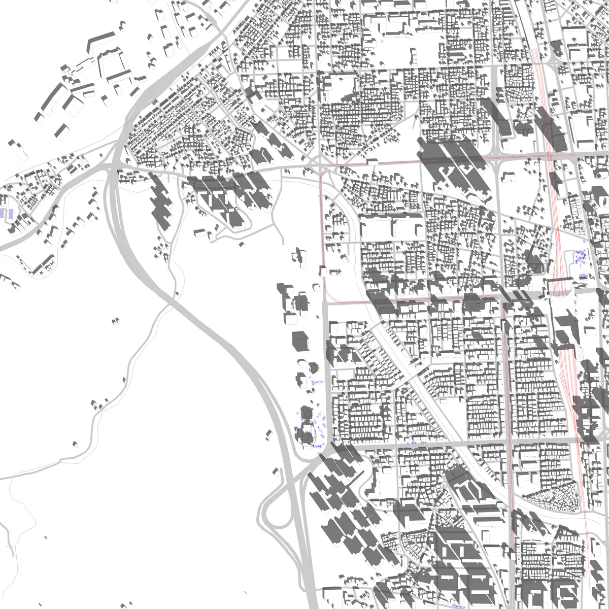 Uijeongbu site plan (2.5 km)