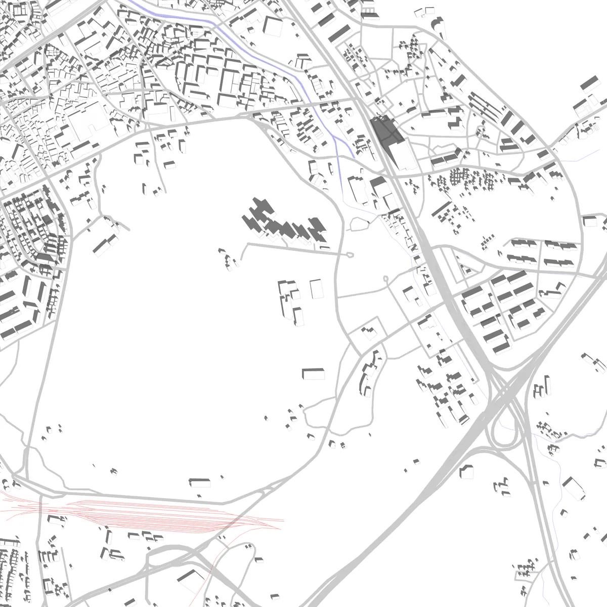 의왕 대지현황도 (2.5 km)