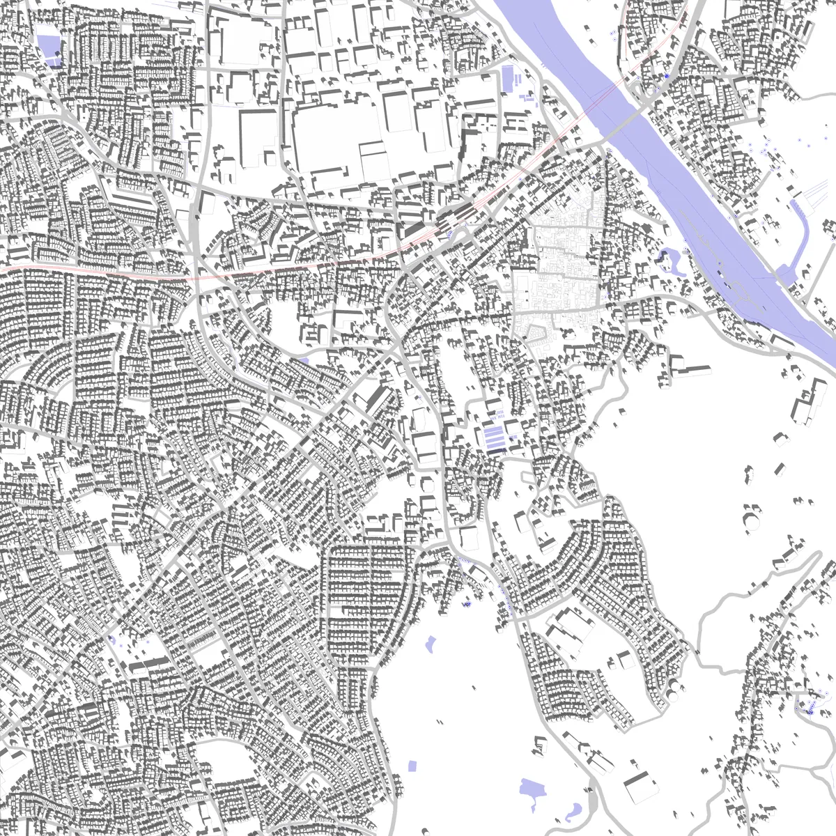 宇治 敷地図 (2.5 km)