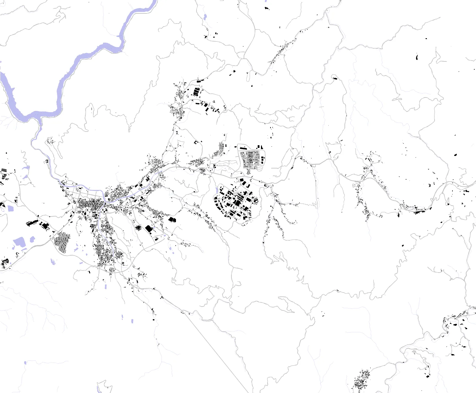 Ujitawara figure ground plan