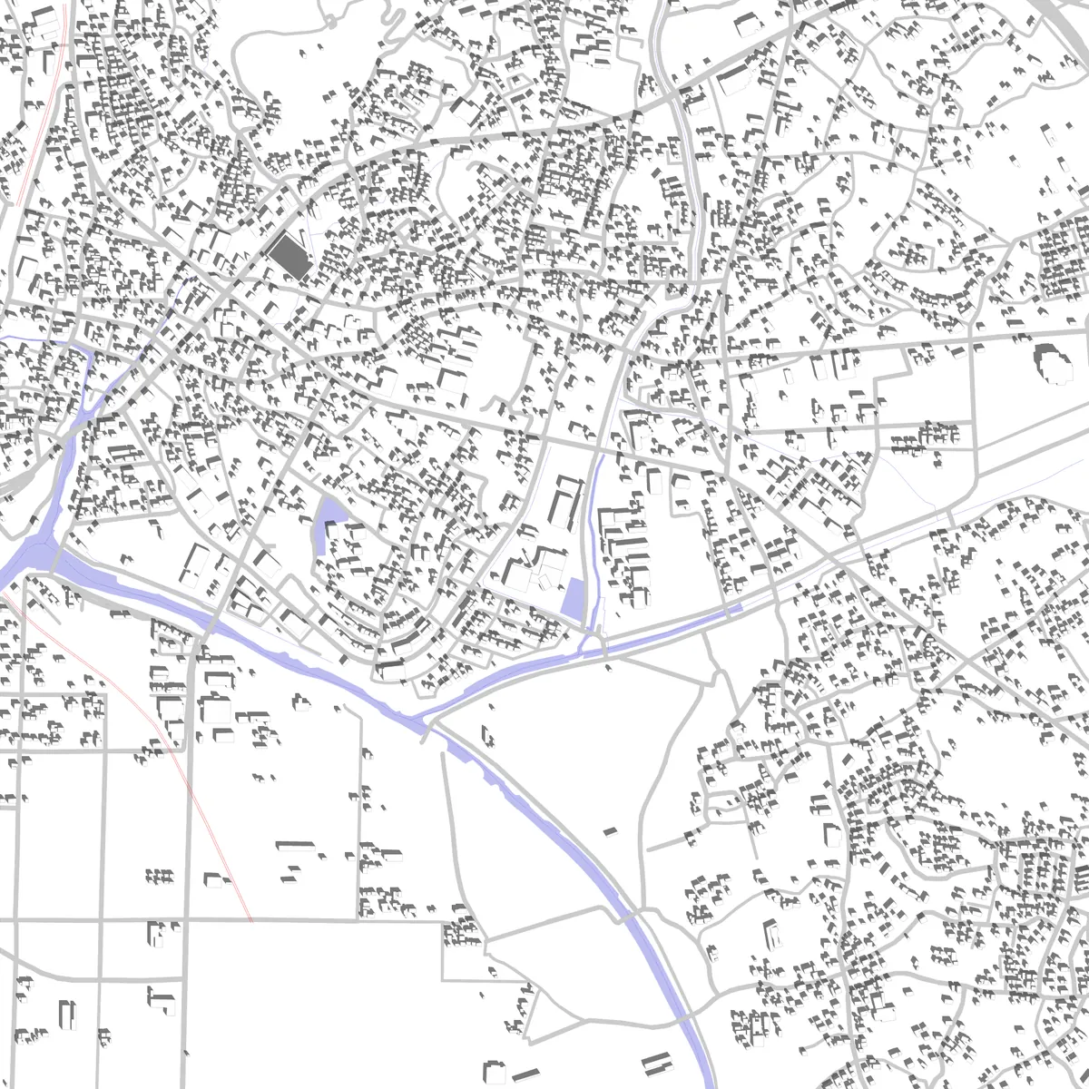 宇城 敷地図 (2.5 km)