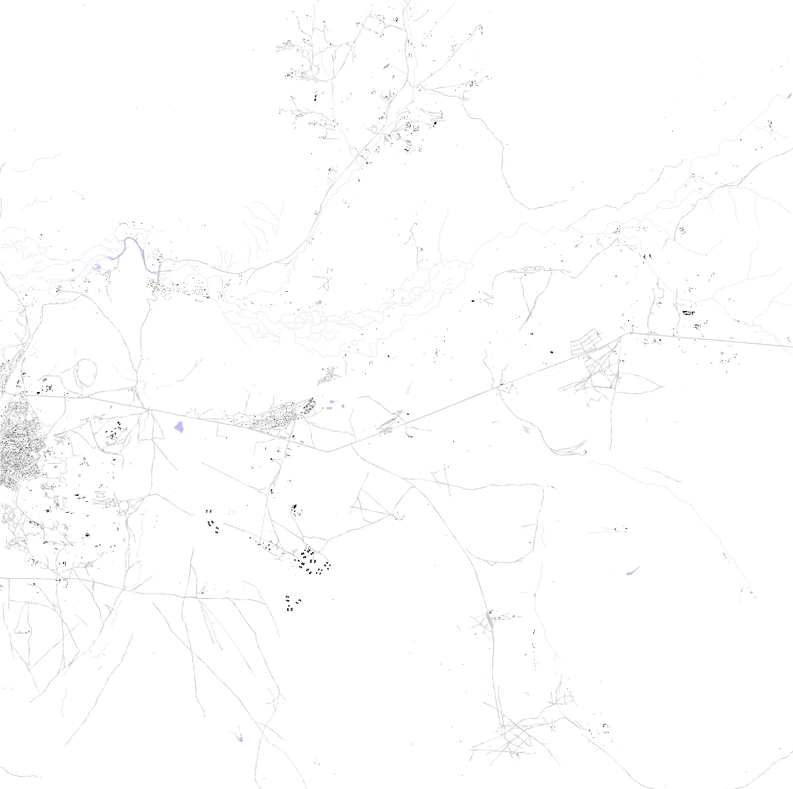 Ulaanbaatar figure ground plan