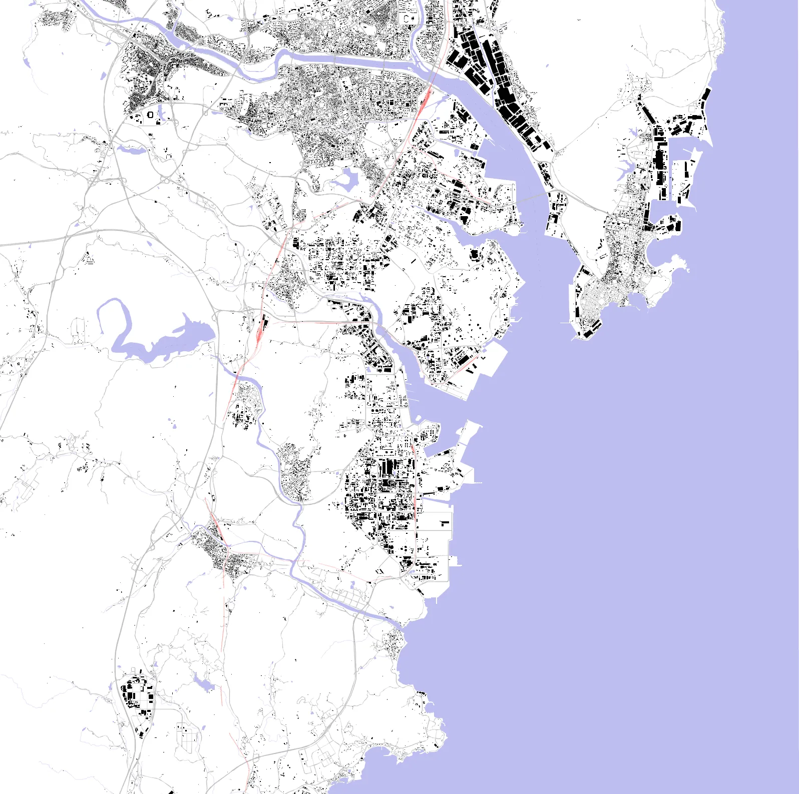 Ulsan figure ground plan