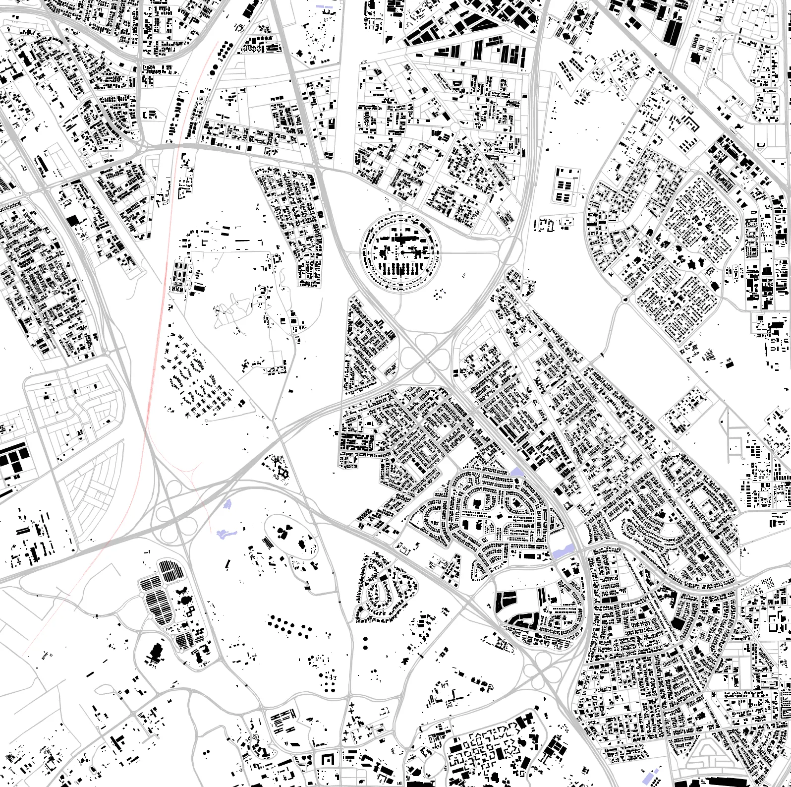 Umarah figure ground plan