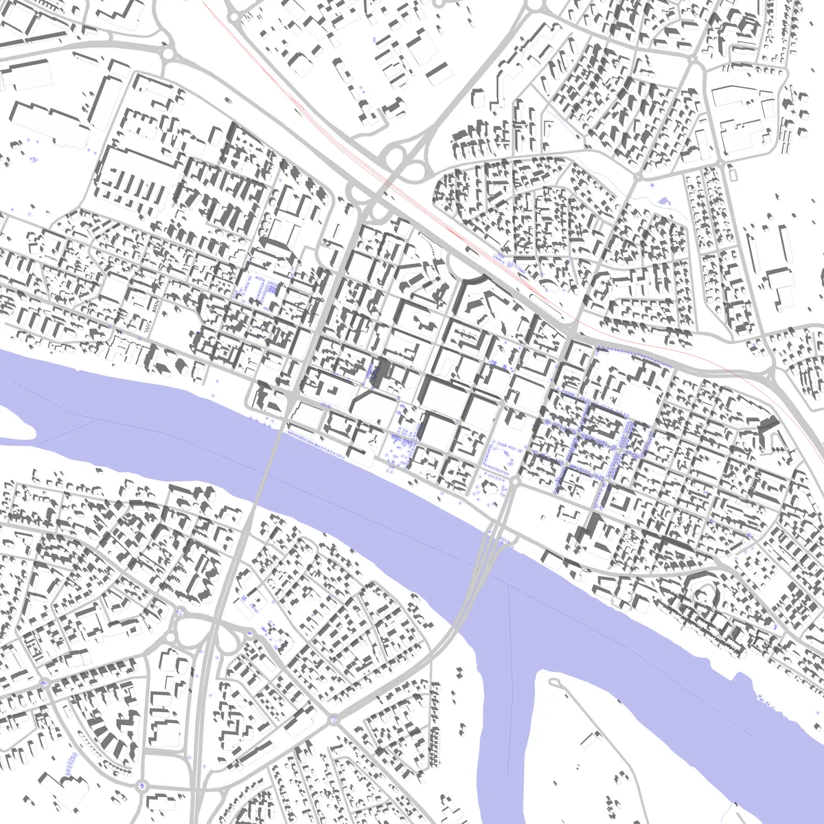 Umeå site plan (2.5 km)