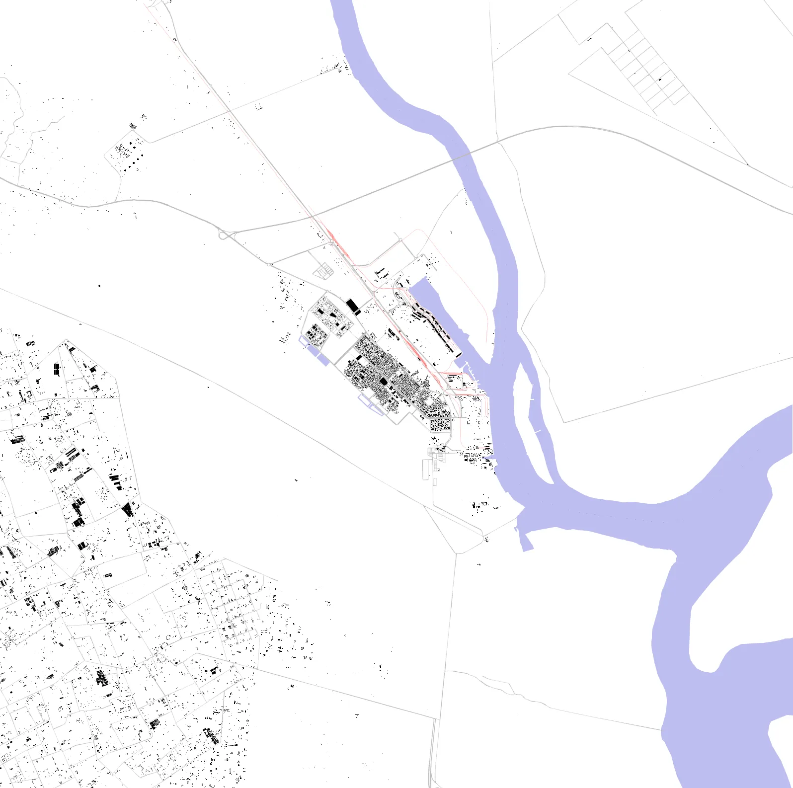 Umm Qasr figure ground plan