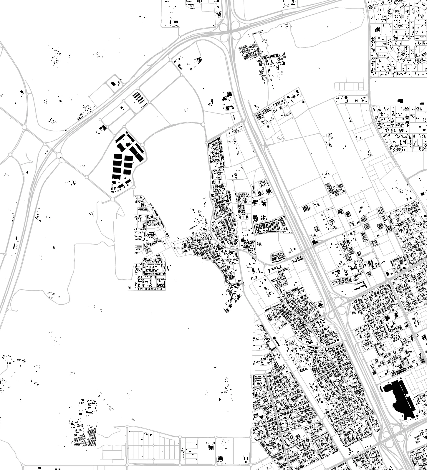 Umm Salal Muhammad figure ground plan