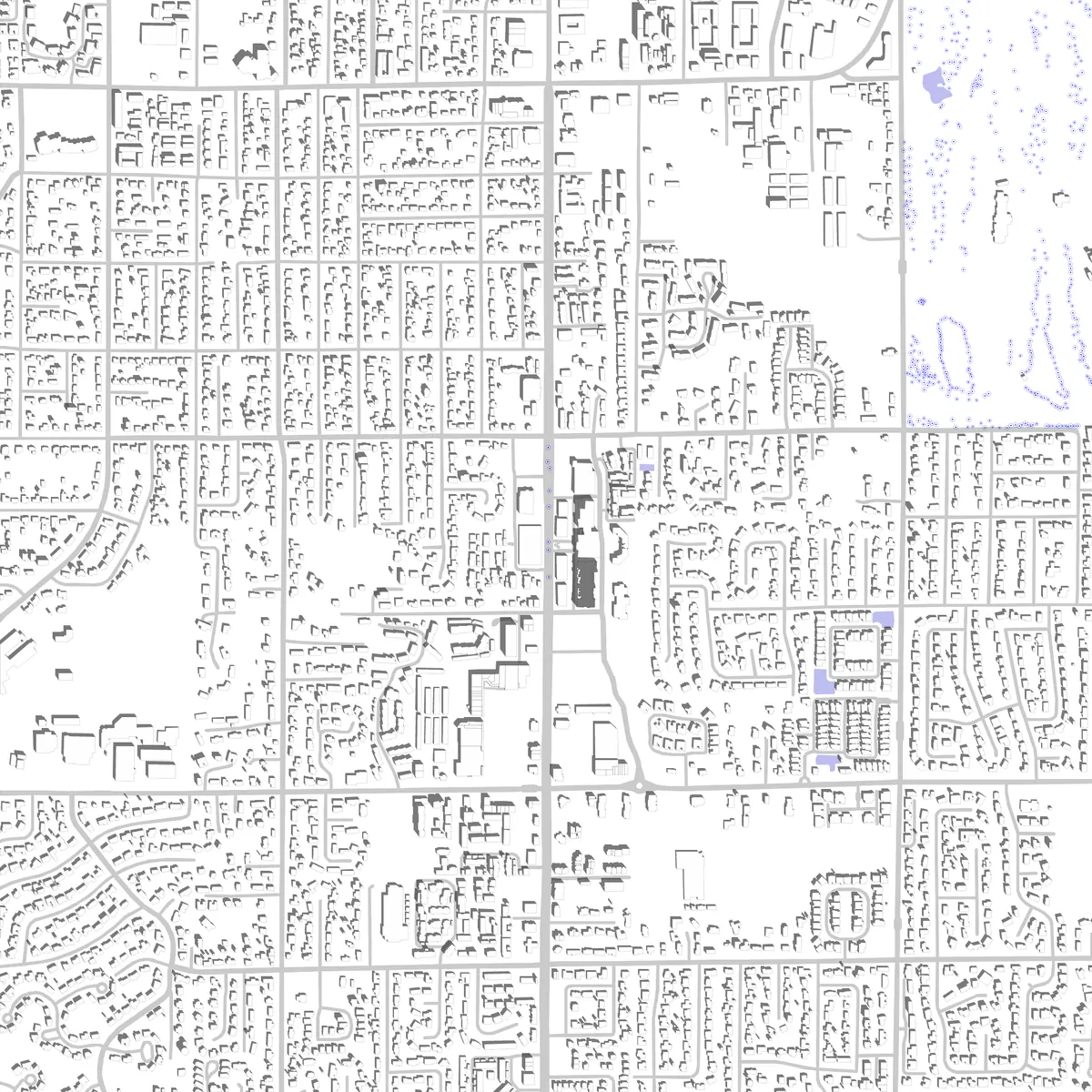 University Place site plan (2.5 km)