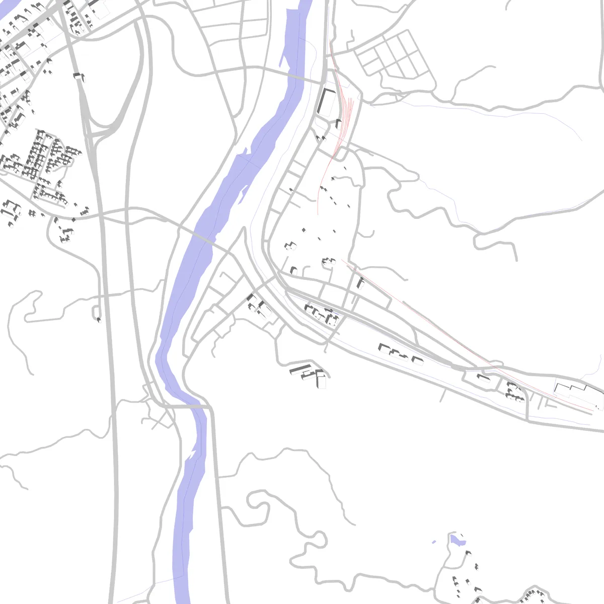 雲南 敷地図 (2.5 km)