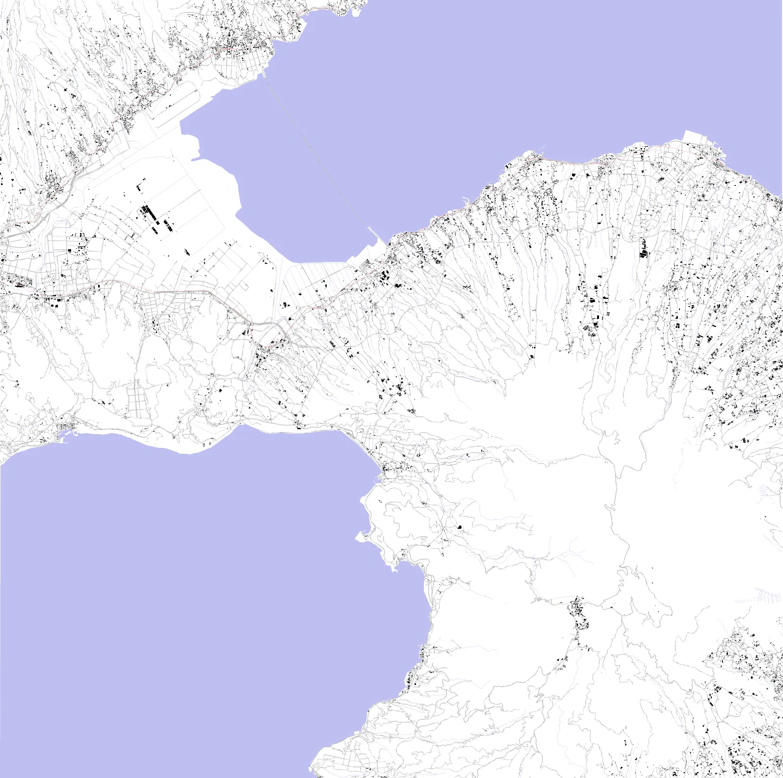 雲仙 図と地のプラン