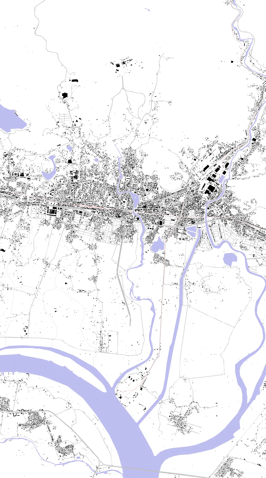 Uông Bí figure ground plan