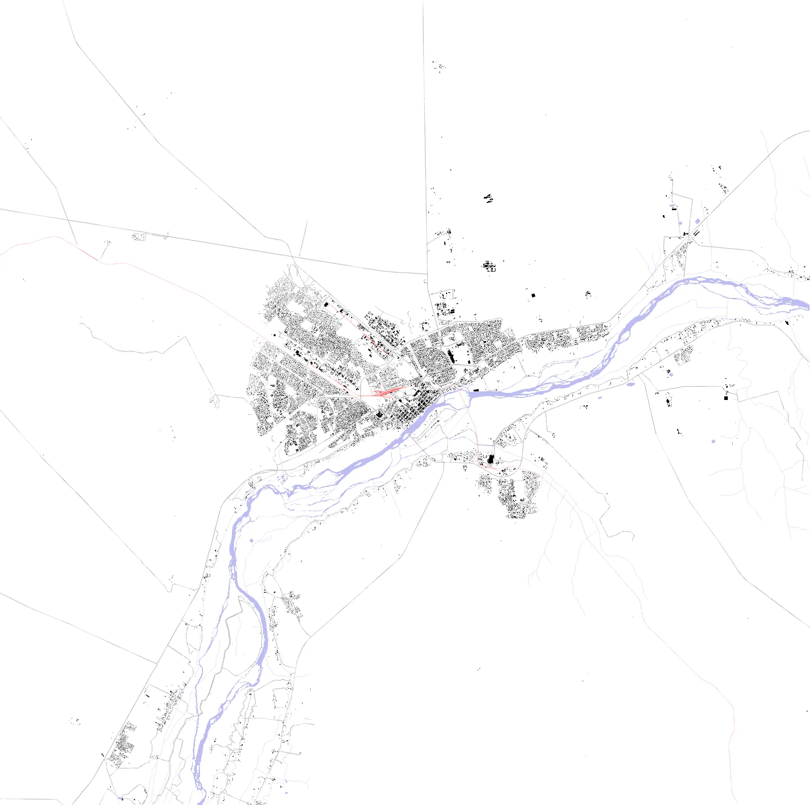 Upington figure ground plan