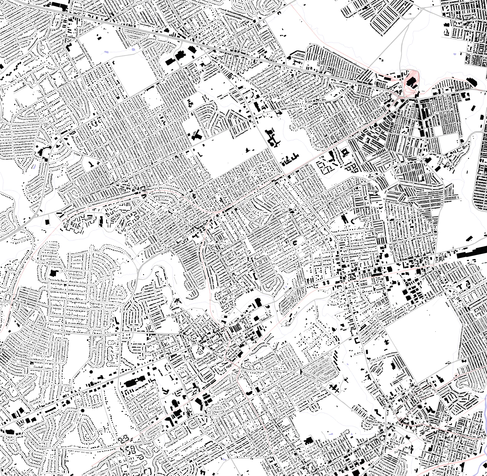 Upper Darby figure ground plan