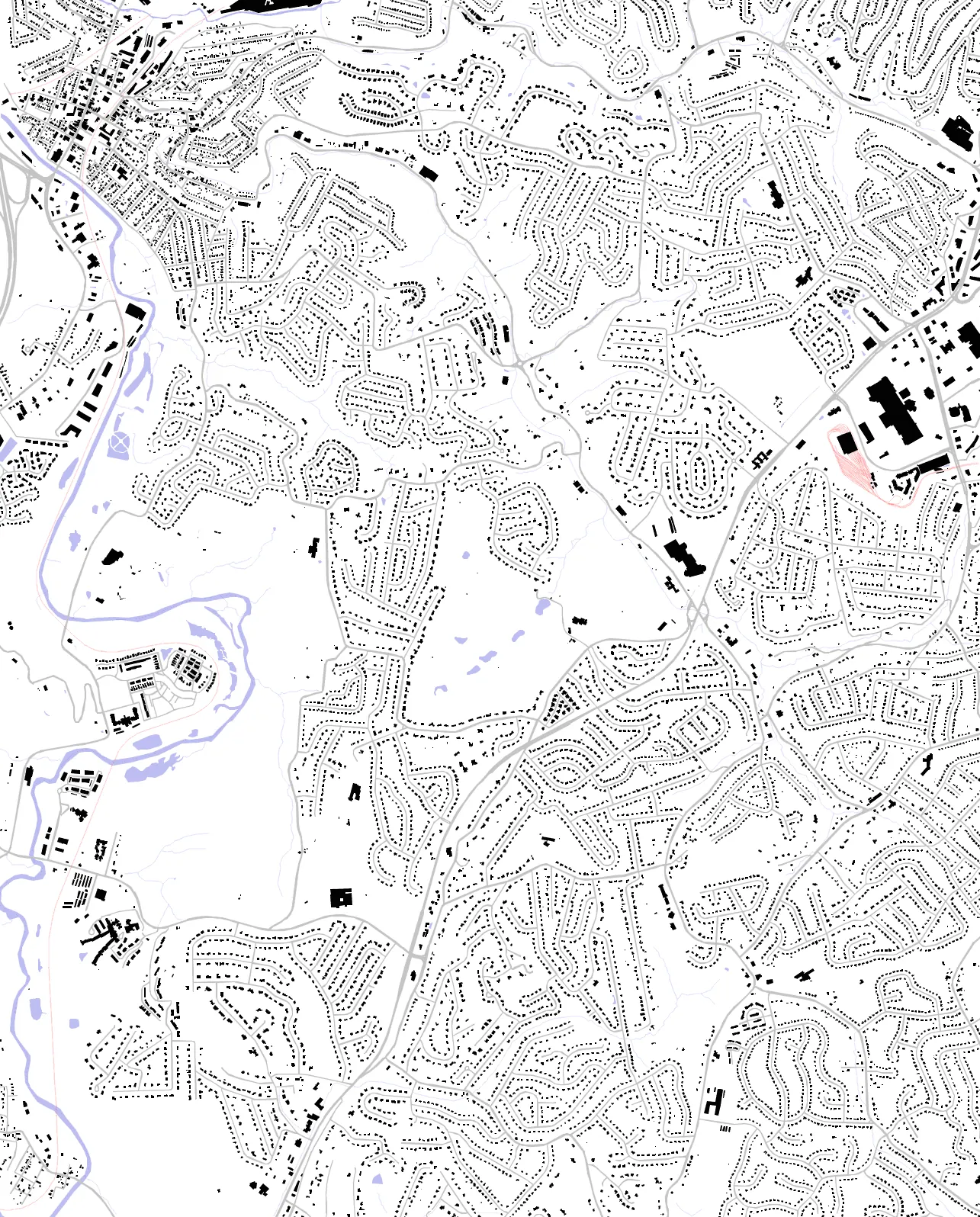 Upper St. Clair figure ground plan