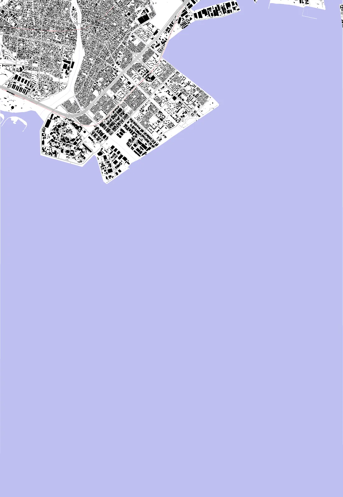 Urayasu figure ground plan