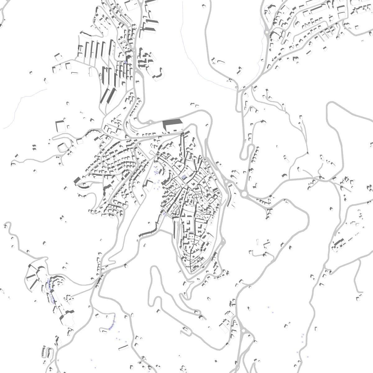 Urbino site plan (2.5 km)