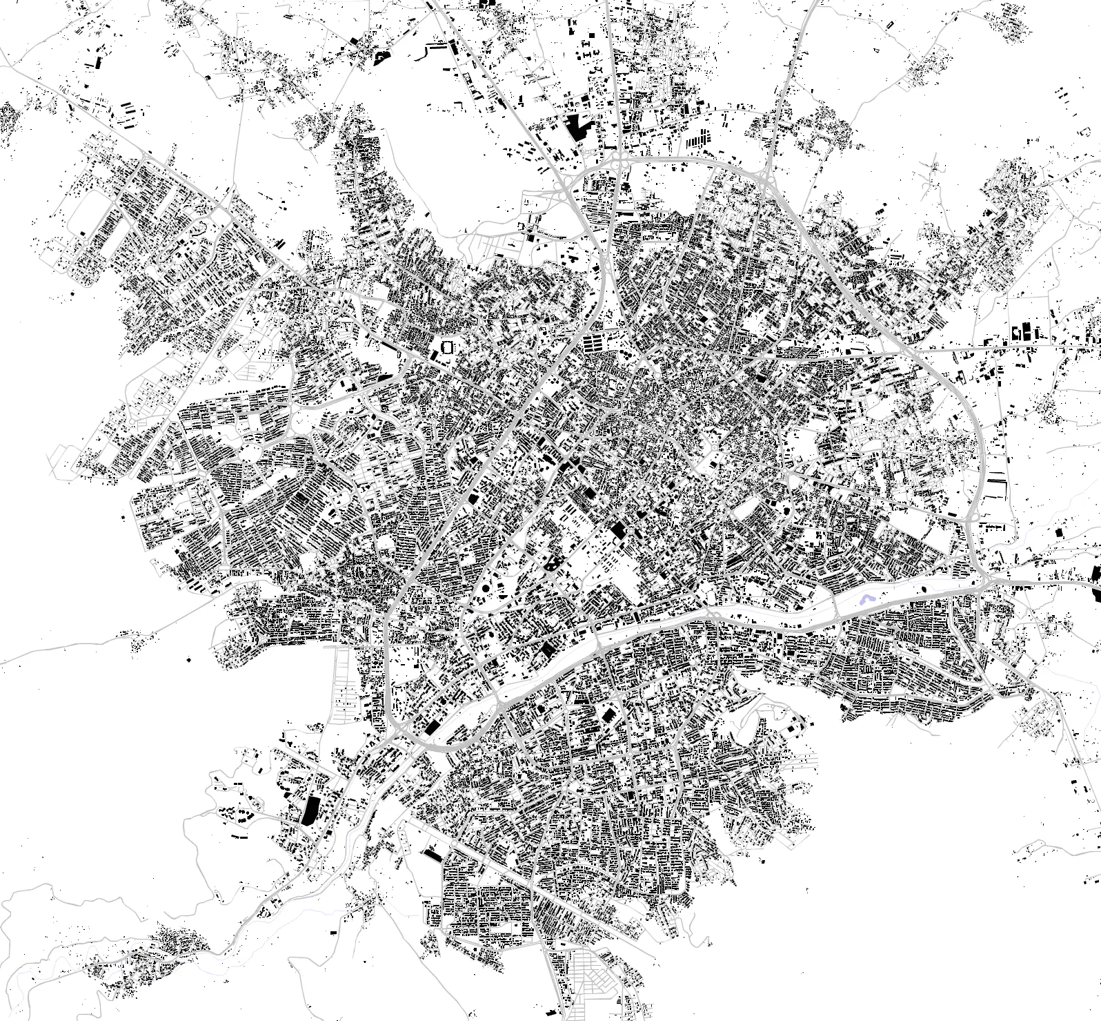Urmia figure ground plan