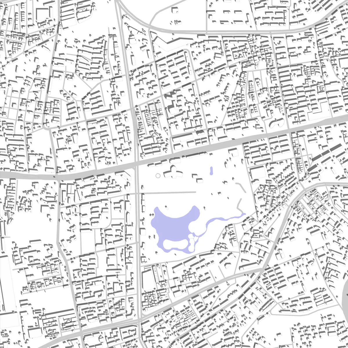 乌鲁木齐 场地现状图 (2.5 km)