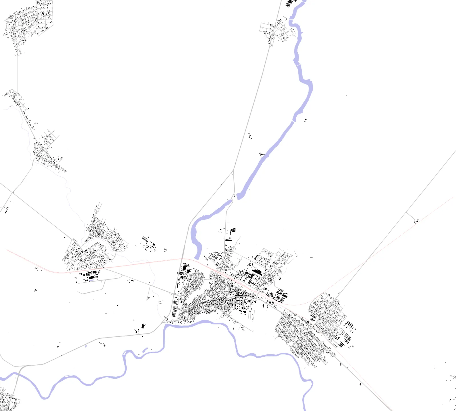 Urziceni figure ground plan