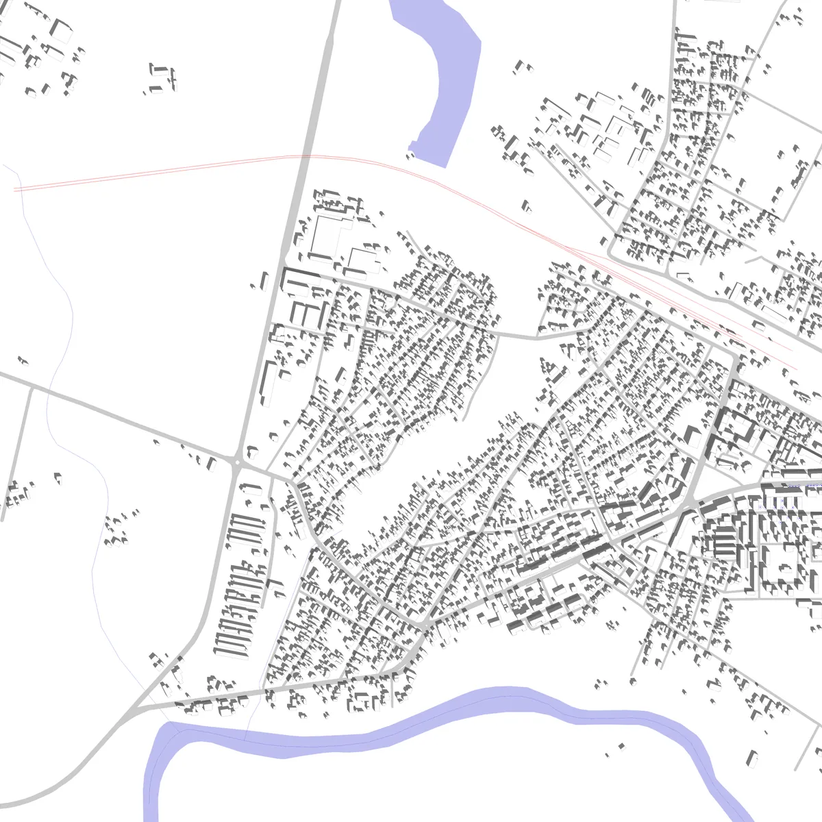 Urziceni site plan (2,5 km)