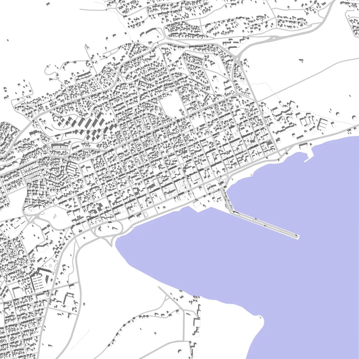 Ushuaia site plan (2.5 km)