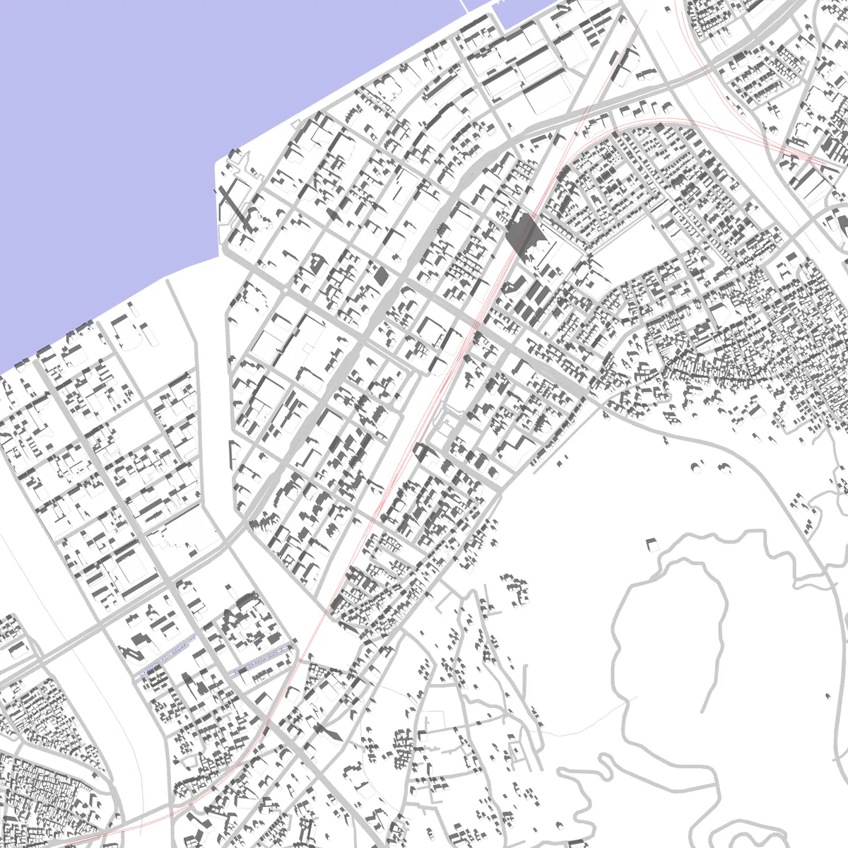 Utazu site plan (2.5 km)