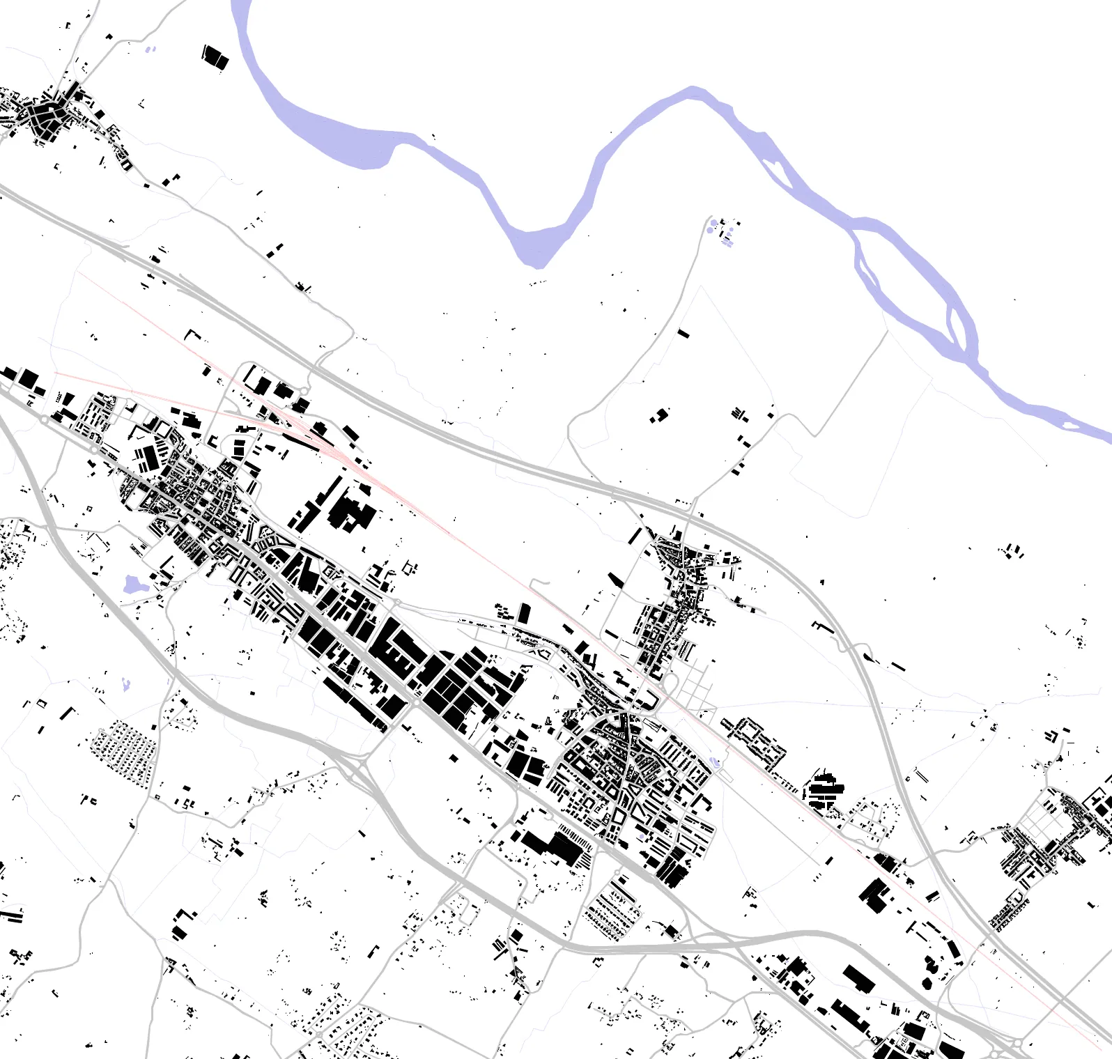 Utebo figure ground plan