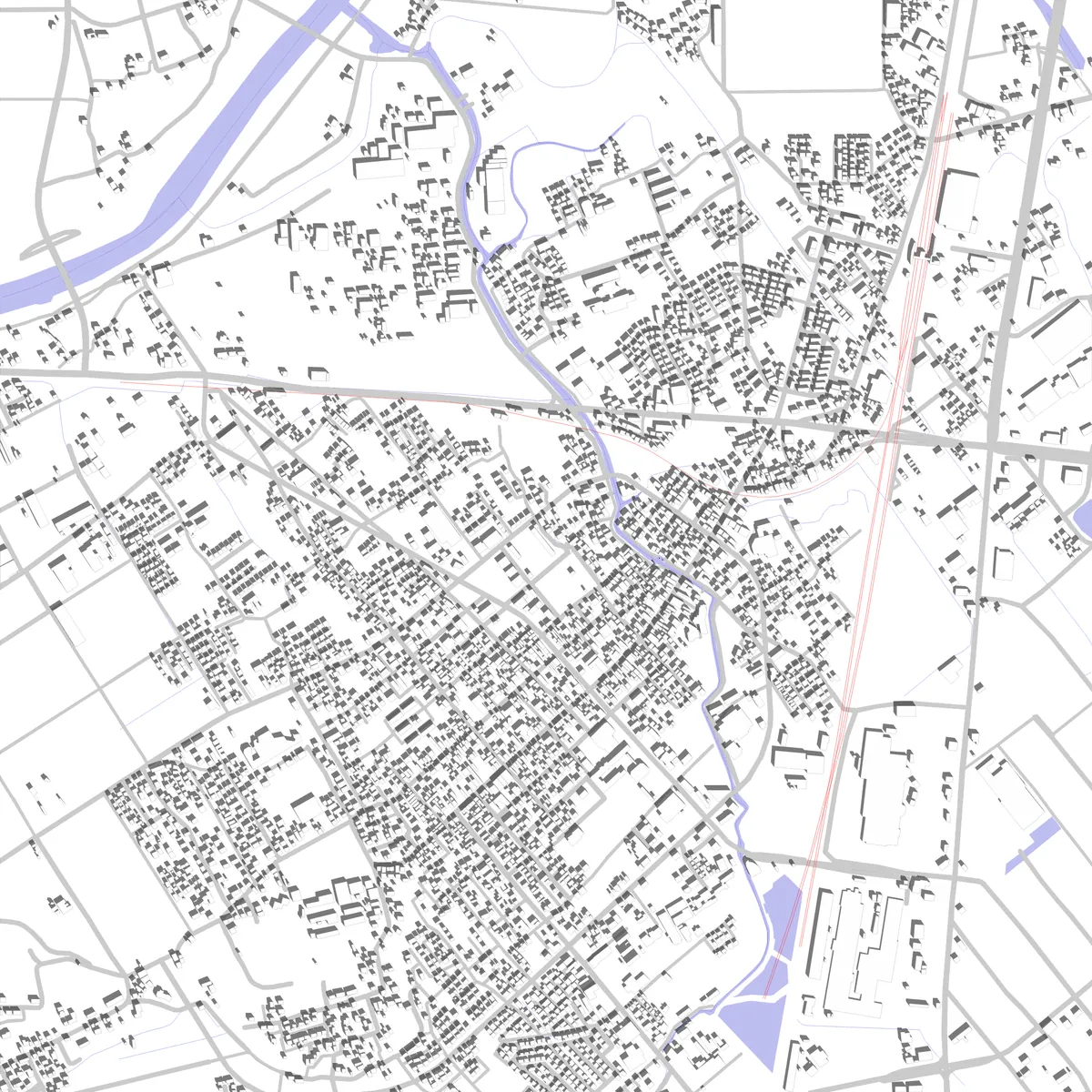 宇土 敷地図 (2.5 km)