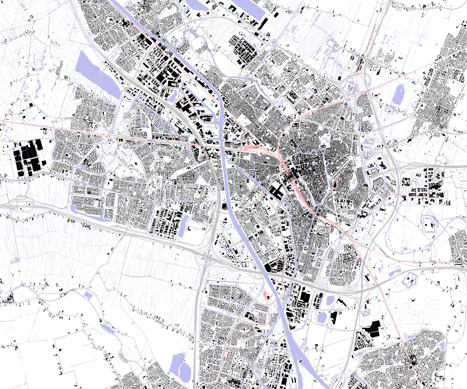 Utrecht figure ground plan