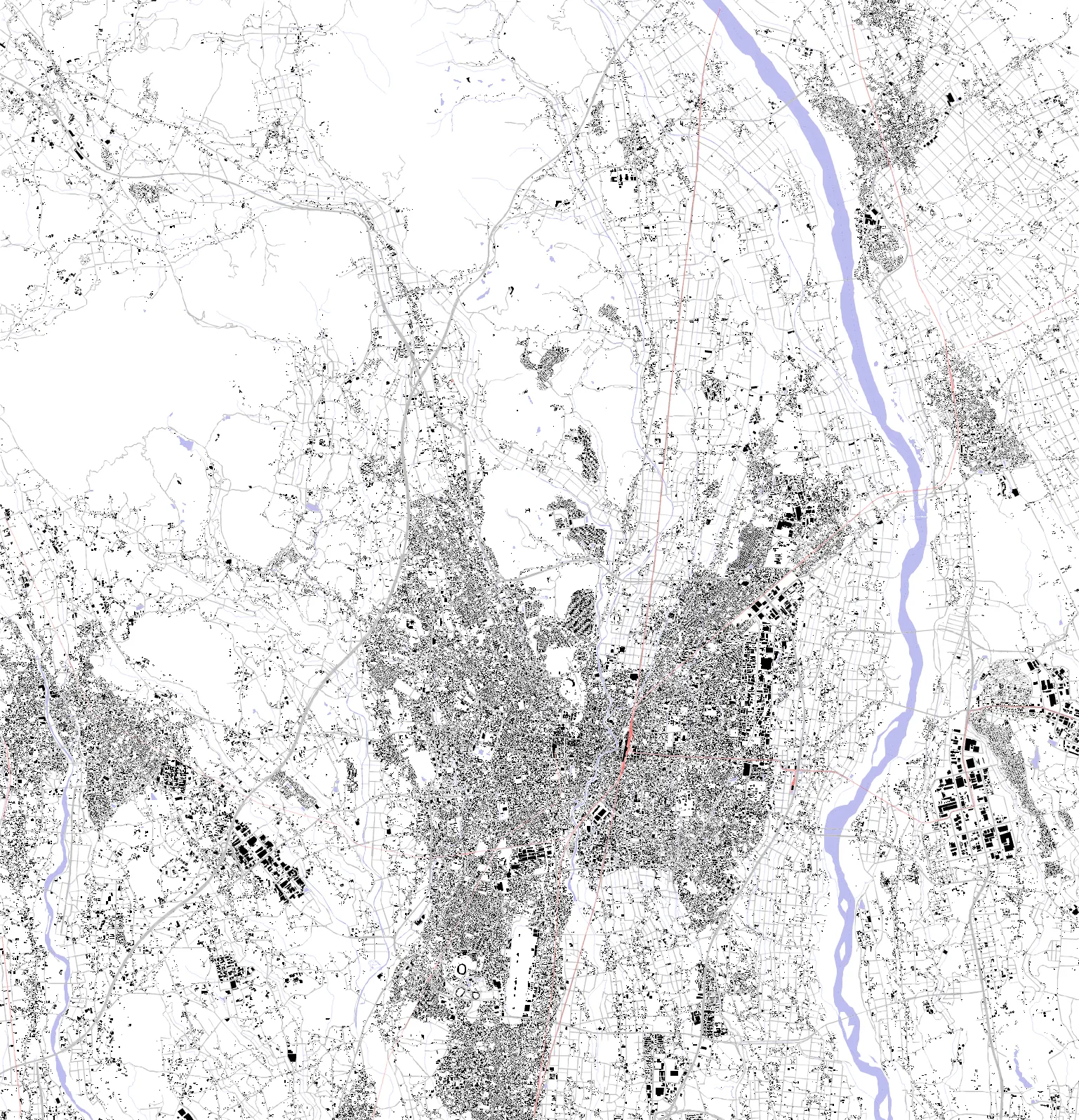 Utsunomiya figure ground plan