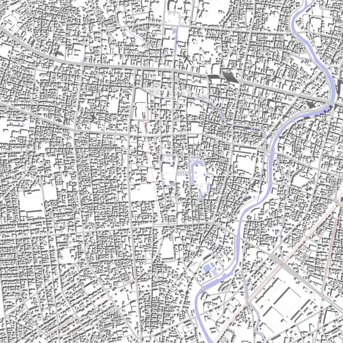 Utsunomiya site plan (2.5 km)