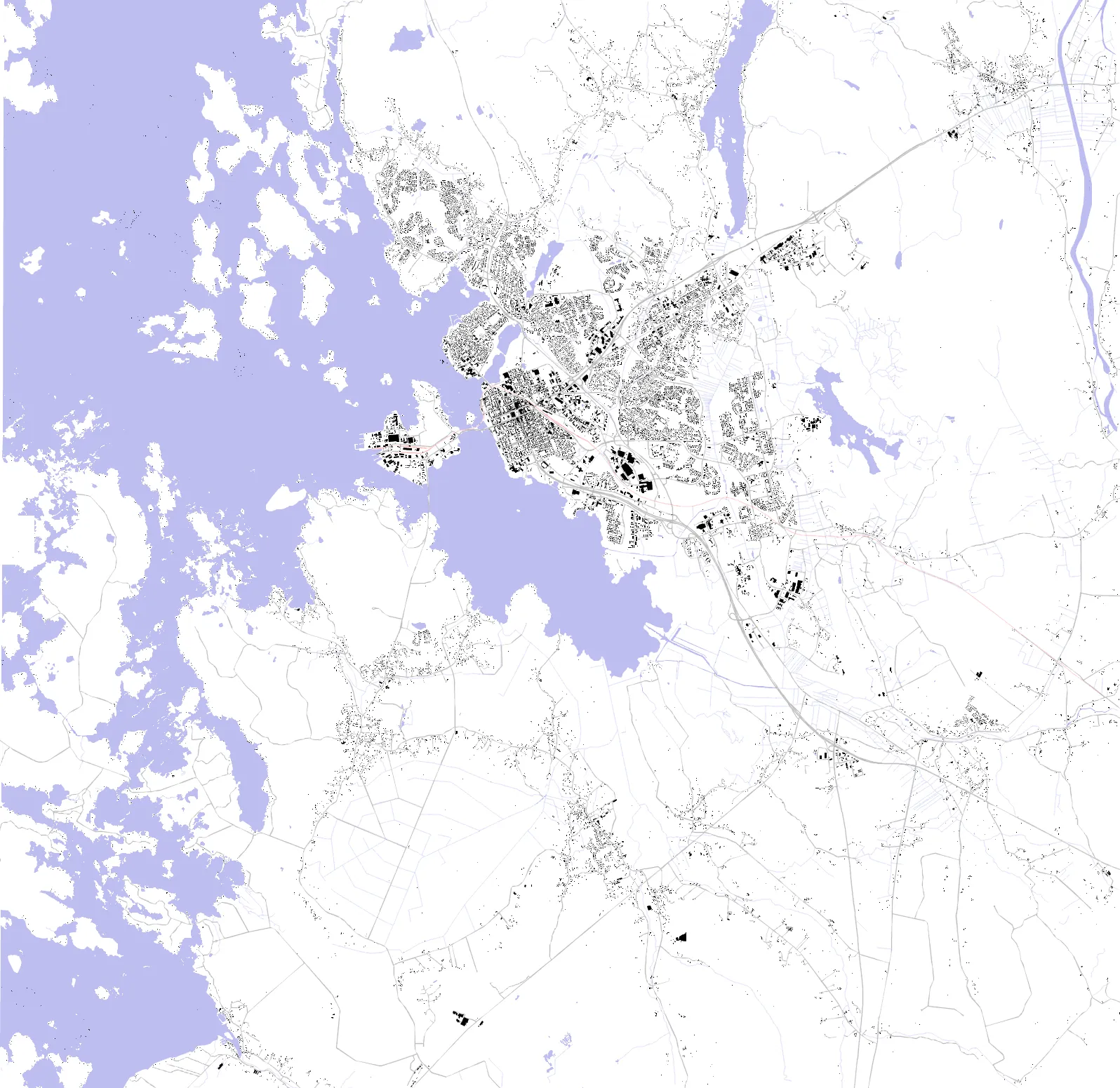 Vaasa figure ground plan