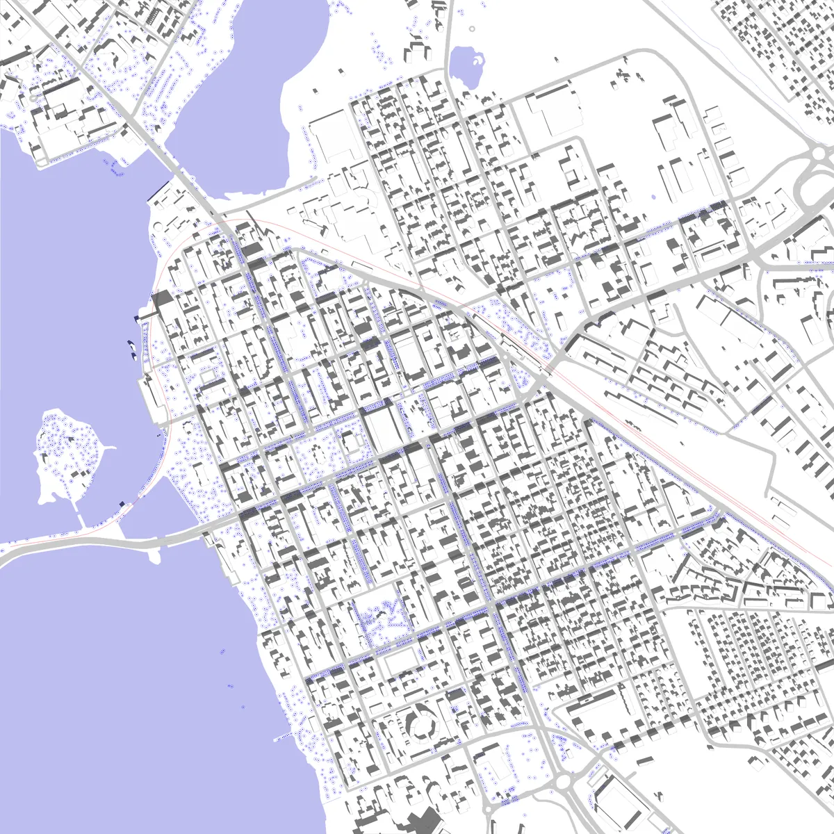 Vaasa site plan (2.5 km)