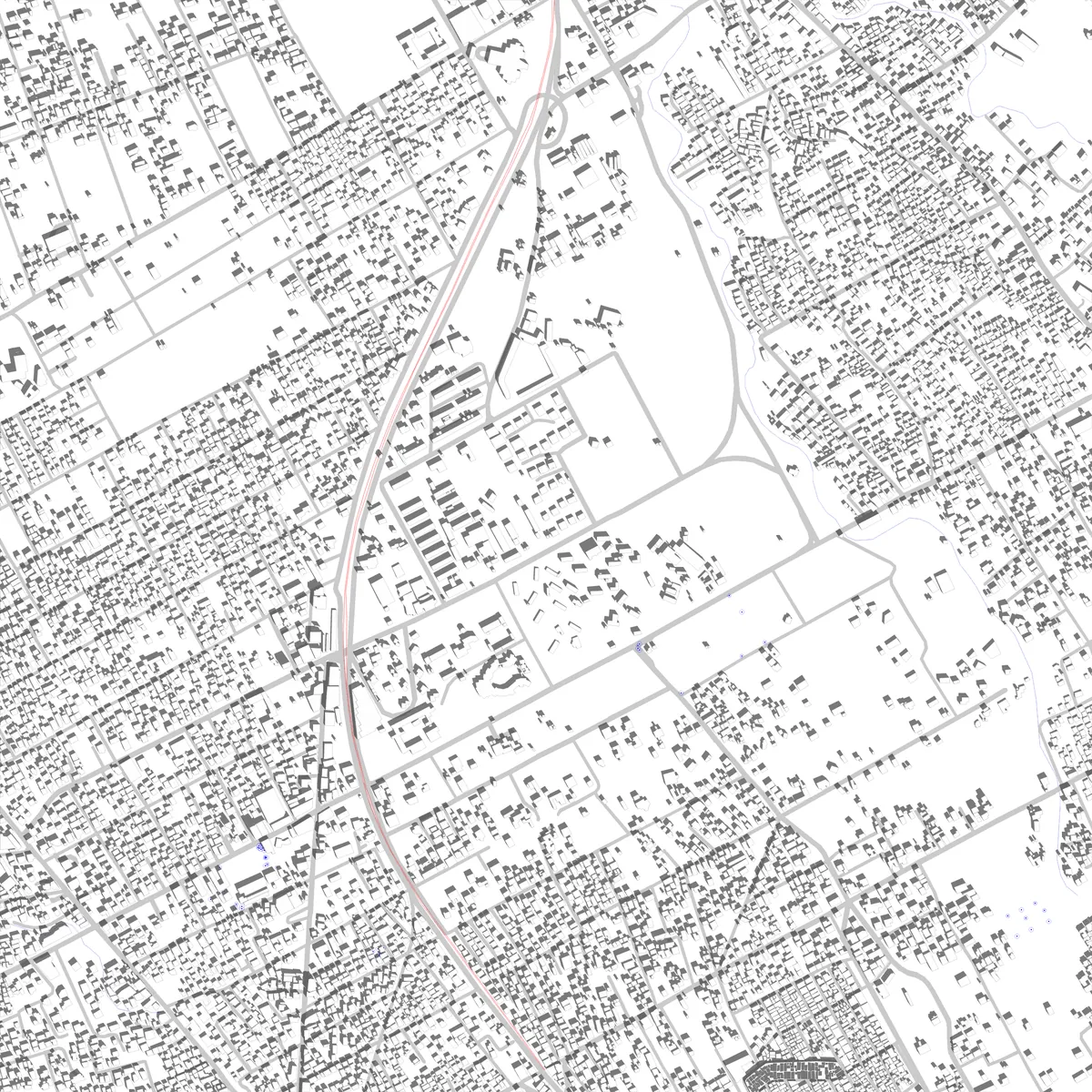 Vacoas-Phoenix site plan (2.5 km)