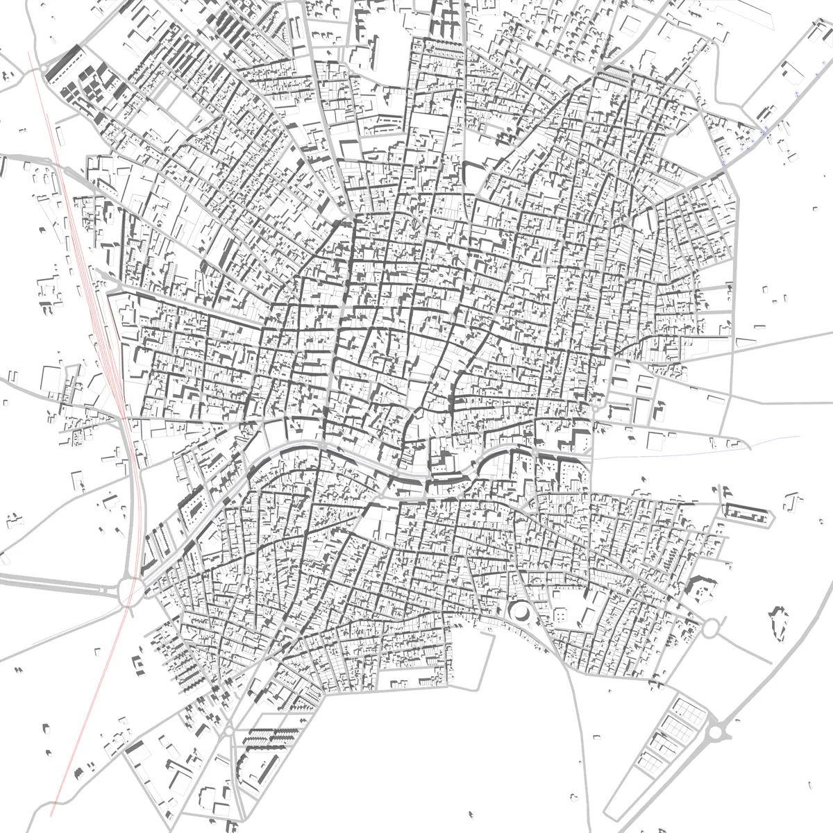 Valdepeñas plano de situación (2.5 km)