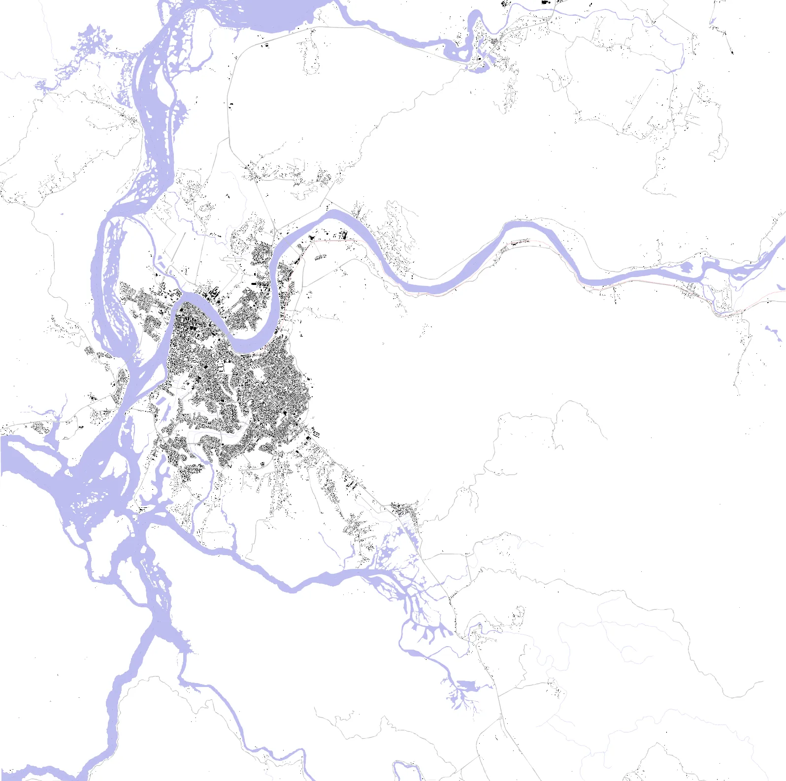 Valdivia figure ground plan