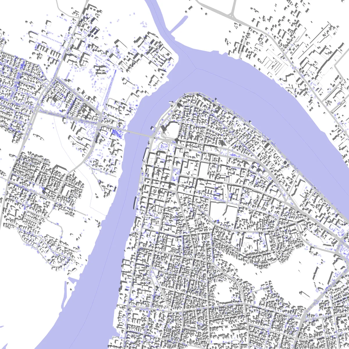 Valdivia site plan (2.5 km)