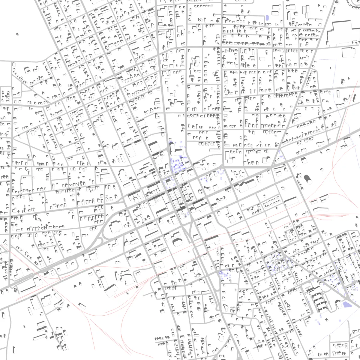 Valdosta site plan (2.5 km)
