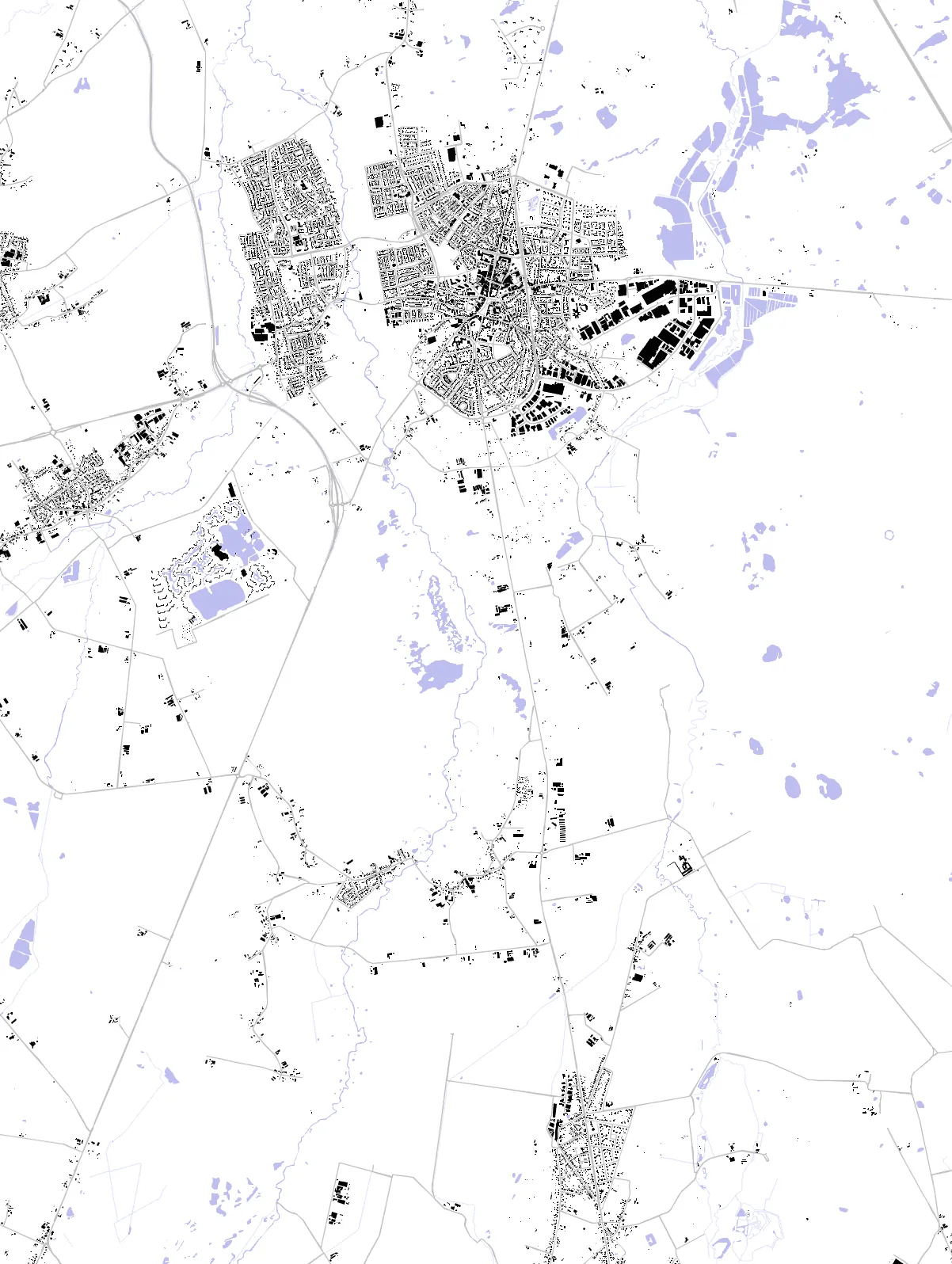 Valkenswaard figure ground plan