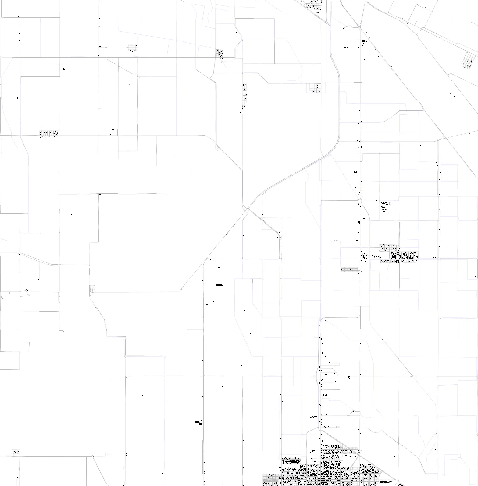 Valle Hermoso figure ground plan