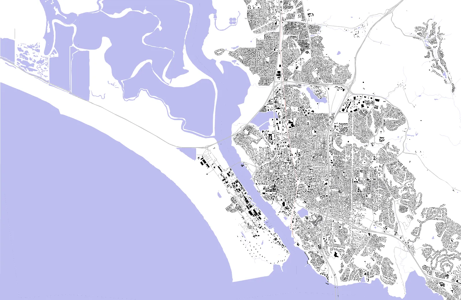 Vallejo figure ground plan
