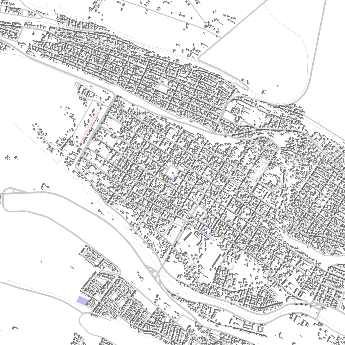 Vallenar plano de situación (2.5 km)