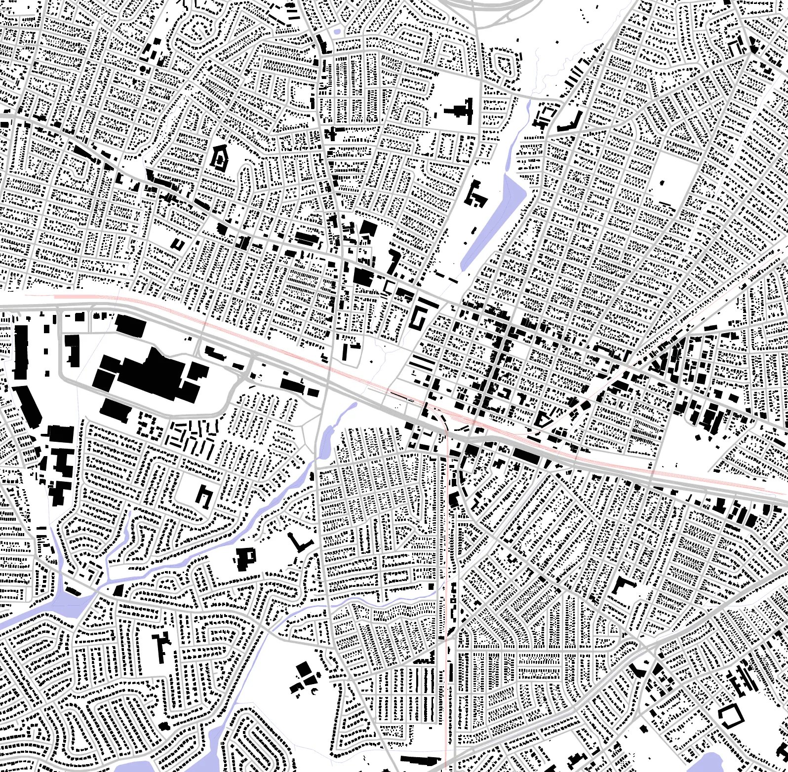 Valley Stream figure ground plan